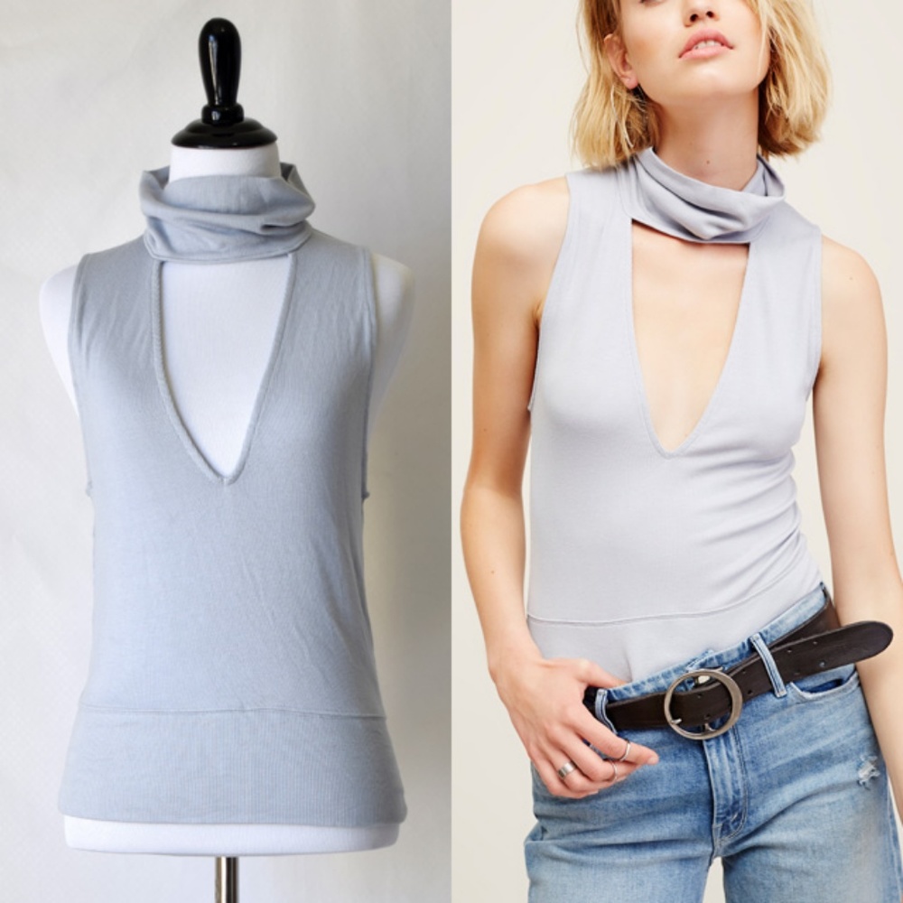 NWOT We The Free People Ribbed Turtleneck Top